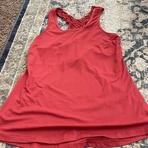 Workout tank, built in bra with no padding